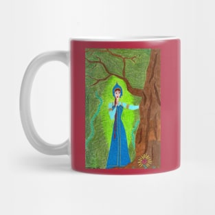 Scarlet Flower Mug